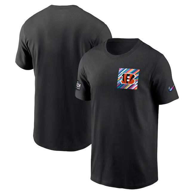 Men's Cincinnati Bengals Black 2023 Crucial Catch Sideline Tri-Blend T-Shirt
